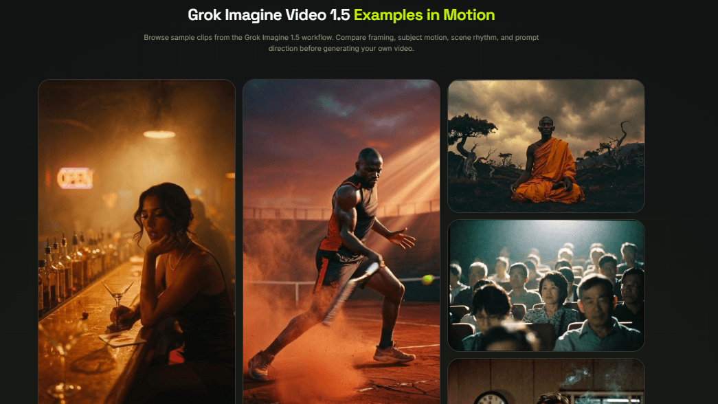Grok Imagine 1.5 AI Video Generator